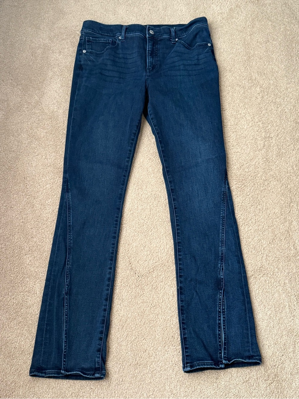 Express Skyscraper Mid Rise Bootcut Jeans Dark Wash Women’s Size 12R